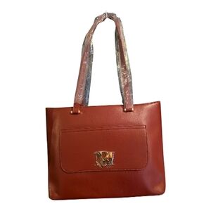 🔥NWT Badgley Mischka 🔥Wine Shoulder Bag with Gold Detail🔥